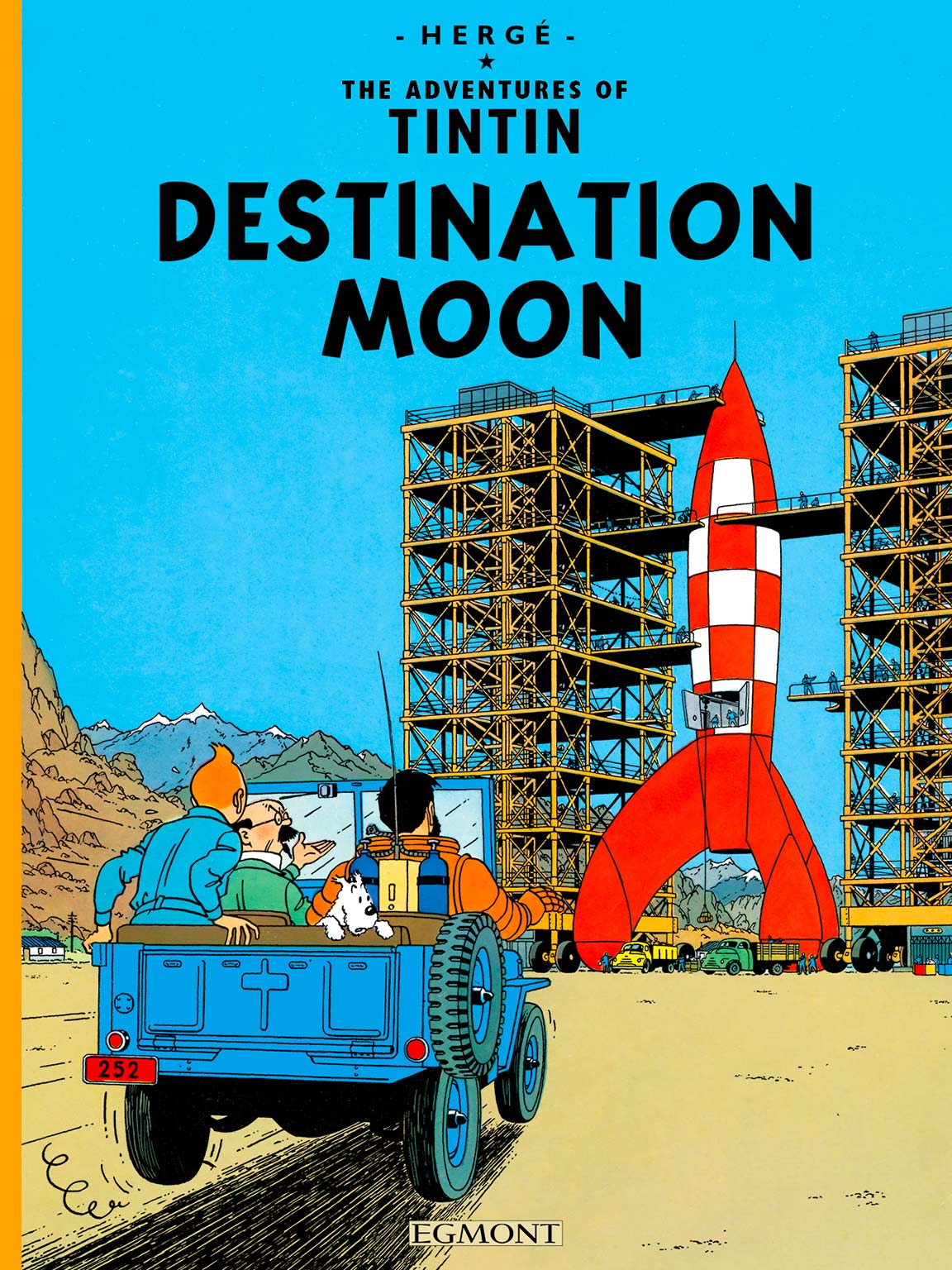 Tintin poster Objectif Lune