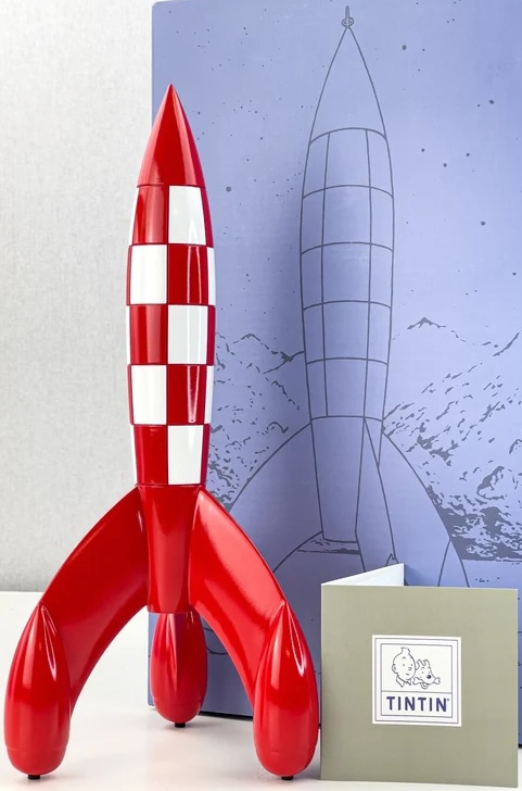 Tintin Lunar Red Rocket